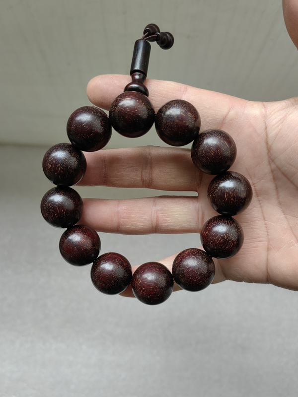 古玩雜項紫檀金星珠串拍賣,當前價格298元