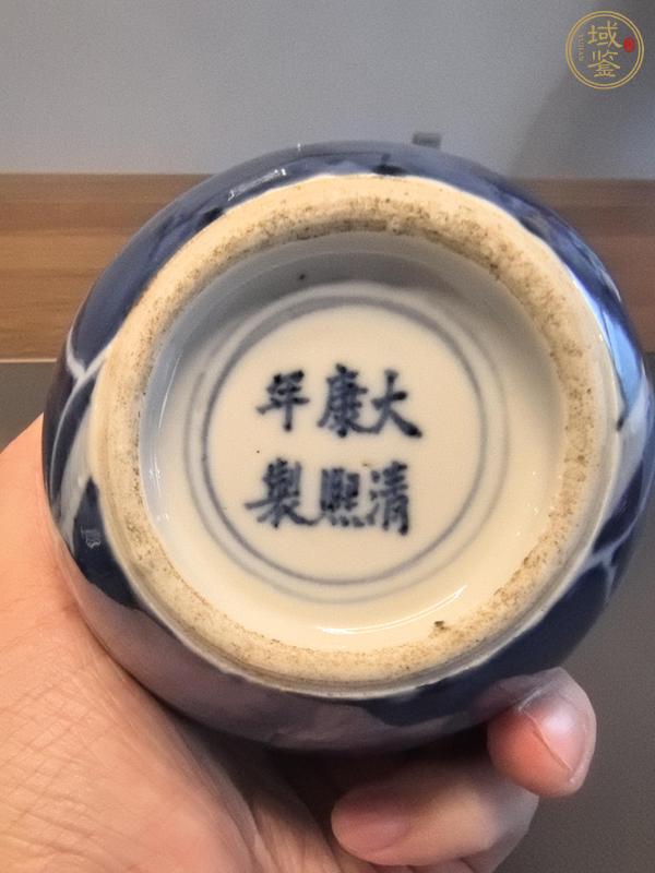 古玩陶瓷青花冰梅圖蓋罐真品鑒賞圖