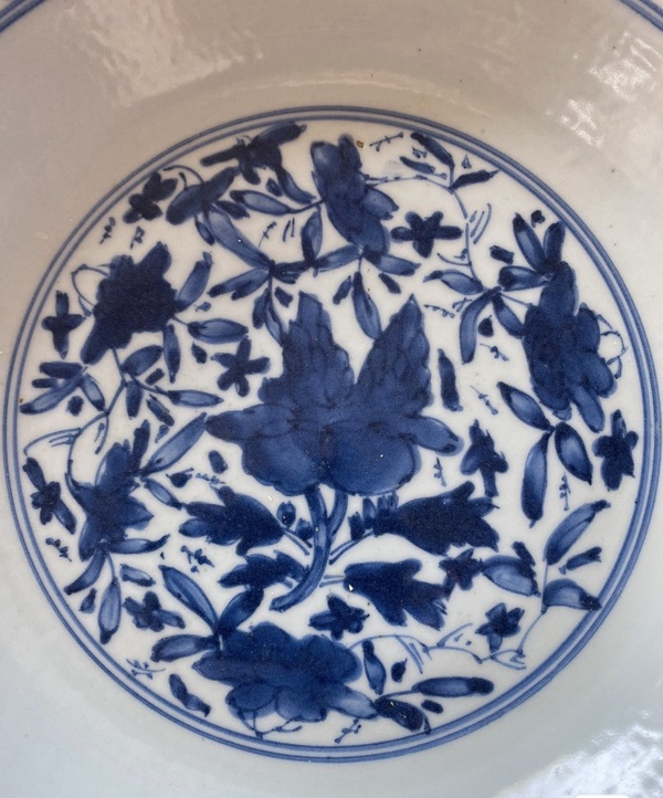 古玩陶瓷青花盤拍賣，當前價格18000元