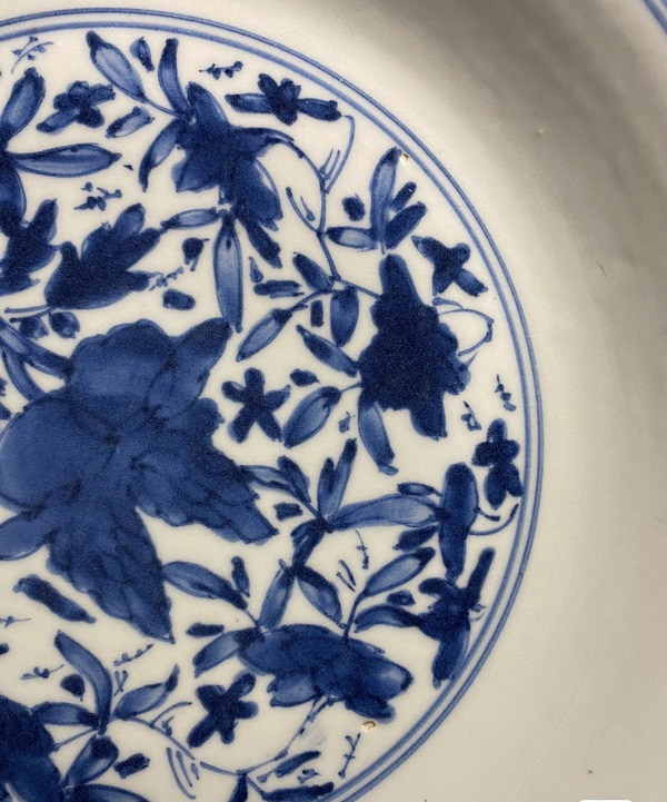 古玩陶瓷青花盤拍賣，當前價格18000元