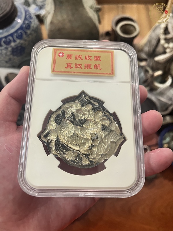 古玩雜項(xiàng)銀飾花片真品鑒賞圖