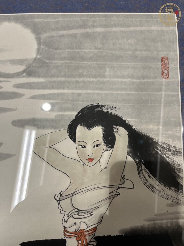 古玩字畫月光之下真品鑒賞圖