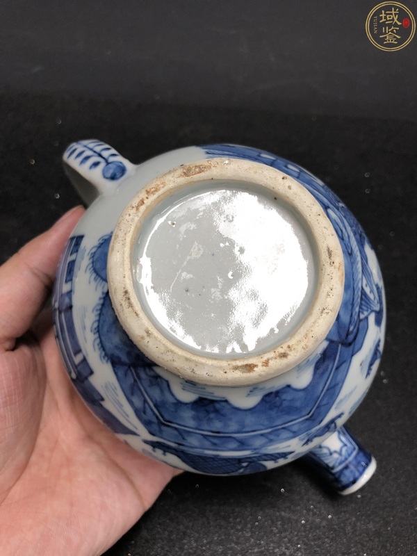 古玩陶瓷（保真卡）青花山水樓閣紋公道杯拍賣，當(dāng)前價格1800元