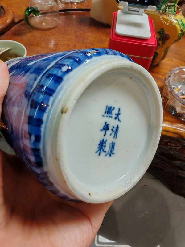 古玩陶瓷花鳥(niǎo)紋青花瓶真品鑒賞圖