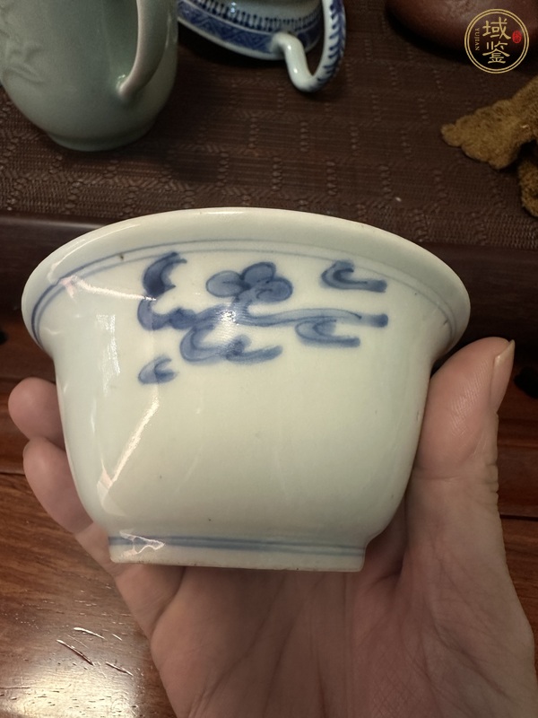 古玩陶瓷青花杯真品鑒賞圖