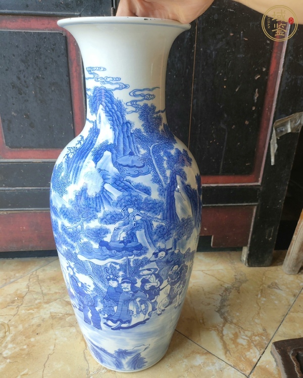 古玩陶瓷青花瓶真品鑒賞圖