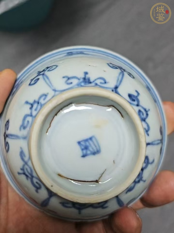 古玩陶瓷青花小碗真品鑒賞圖