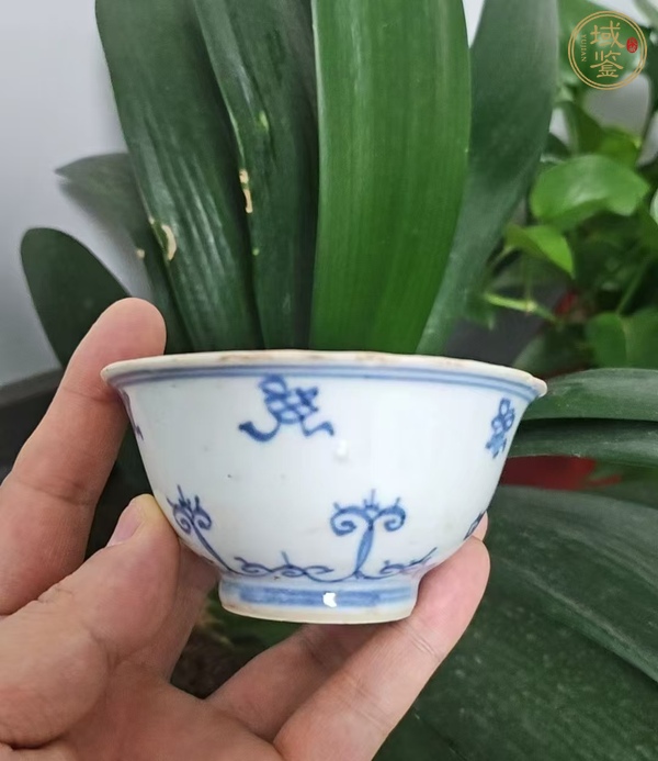 古玩陶瓷青花小碗真品鑒賞圖