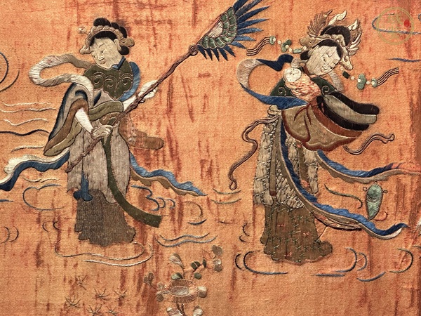 古玩雜項(xiàng)蘇繡狀元及第真品鑒賞圖