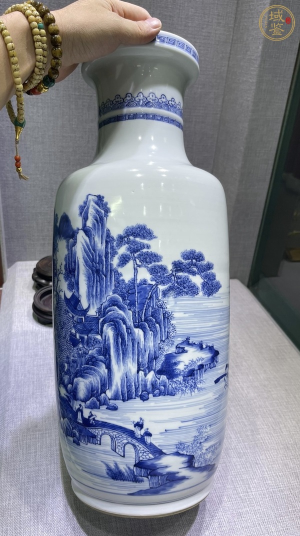 古玩陶瓷棒槌瓶真品鑒賞圖