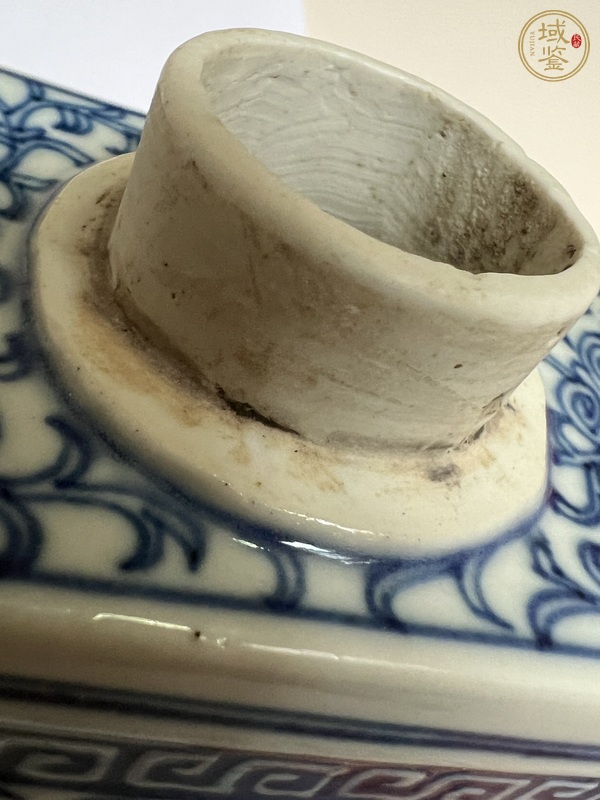 古玩陶瓷青花茶葉罐真品鑒賞圖