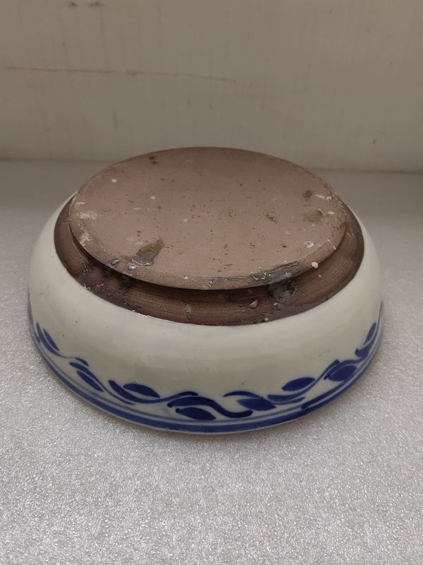 古玩陶瓷青花魚藻紋淺盤拍賣,當前價格398元