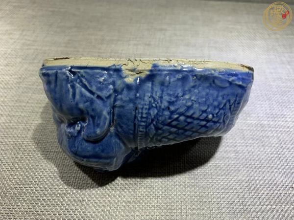 古玩陶瓷霽藍(lán)釉太平有象擺件真品鑒賞圖