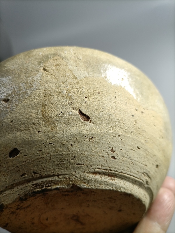 古玩陶瓷館藏級(jí)兩晉南北朝相州窯青釉茶碗拍賣,當(dāng)前價(jià)格880元