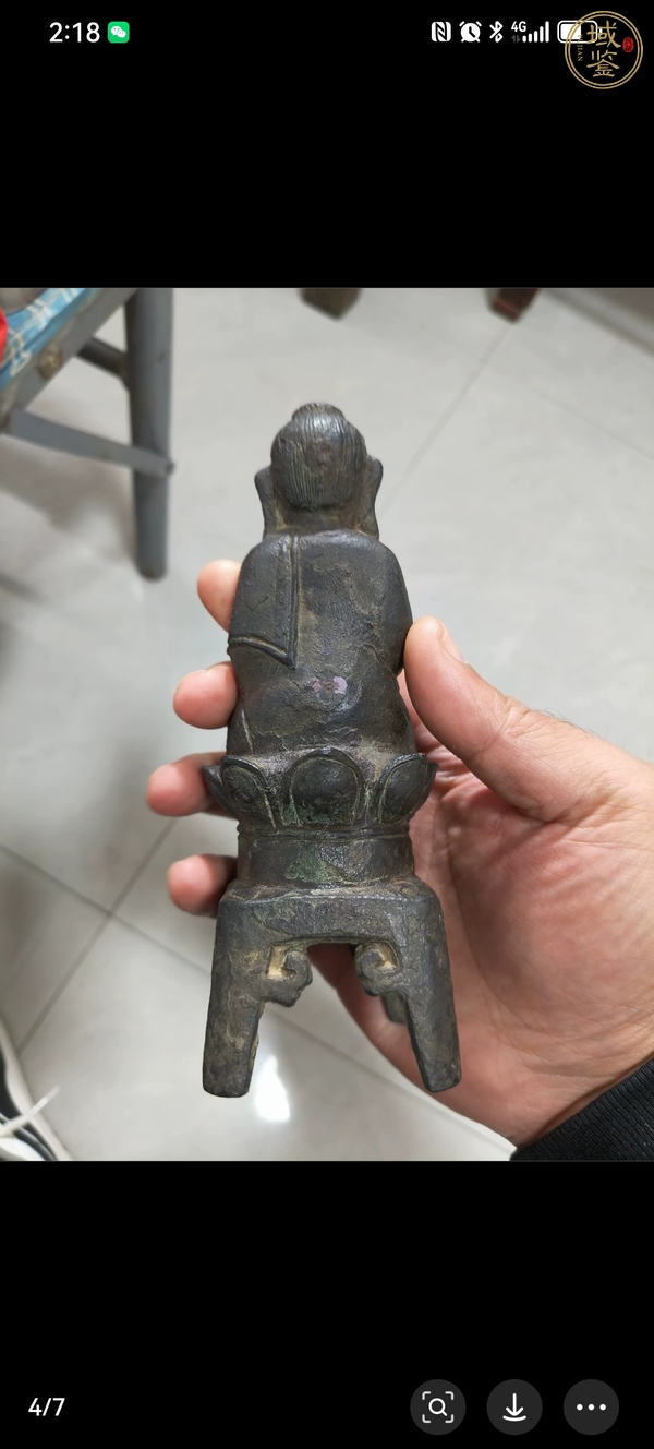 古玩銅器造像真品鑒賞圖