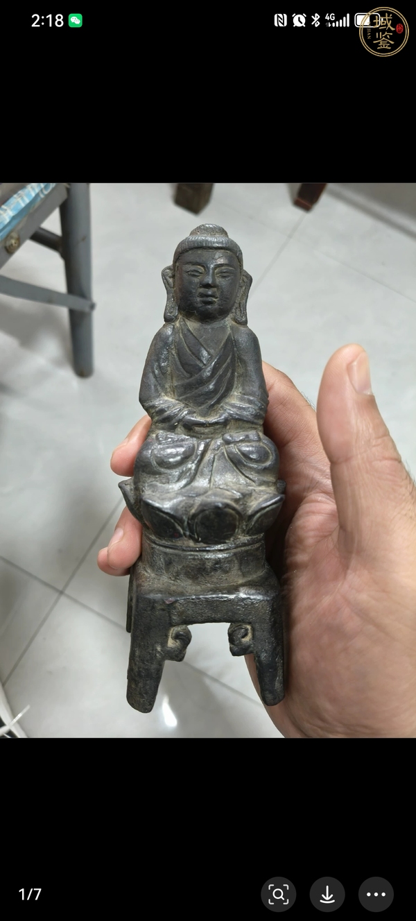 古玩銅器造像真品鑒賞圖