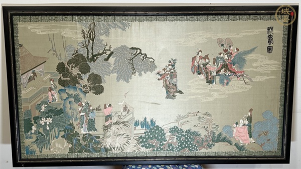 古玩雜項(xiàng)織錦真品鑒賞圖