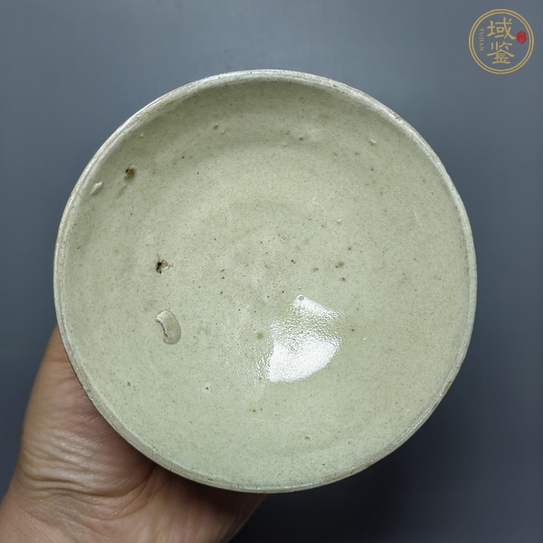 古玩陶瓷磁州窯白釉茶碗真品鑒賞圖