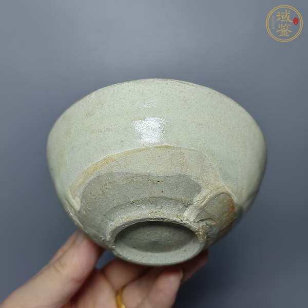 古玩陶瓷磁州窯白釉茶碗真品鑒賞圖