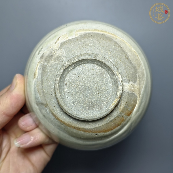 古玩陶瓷磁州窯白釉茶碗真品鑒賞圖