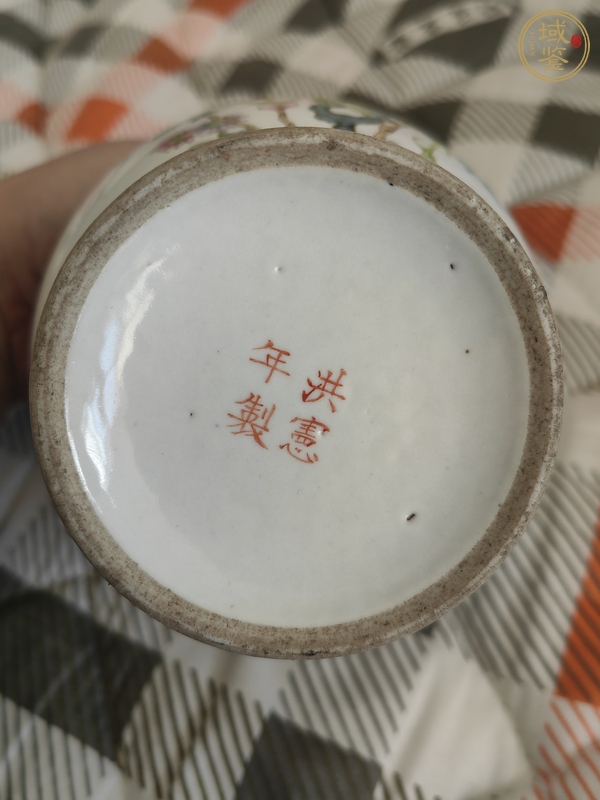 古玩陶瓷粉彩罐真品鑒賞圖