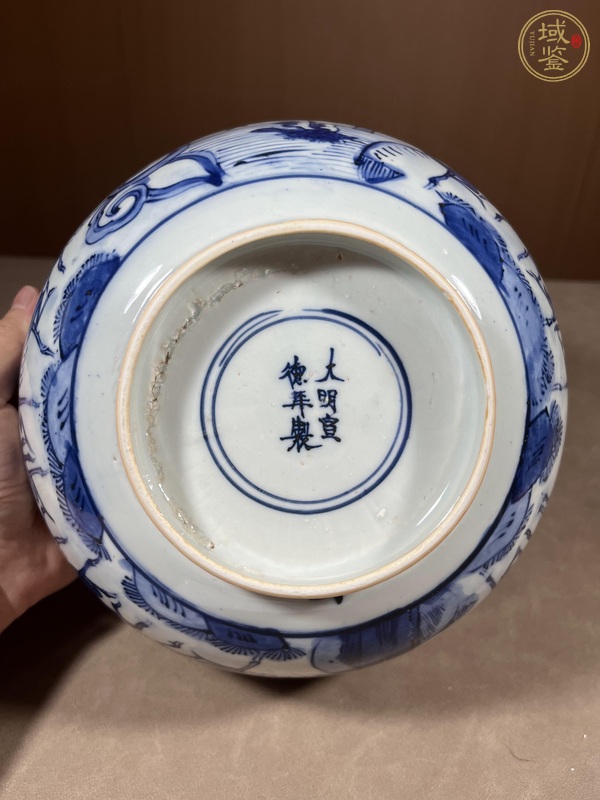 古玩陶瓷青花碗真品鑒賞圖