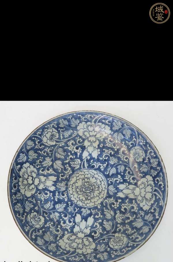 古玩陶瓷青花盤真品鑒賞圖