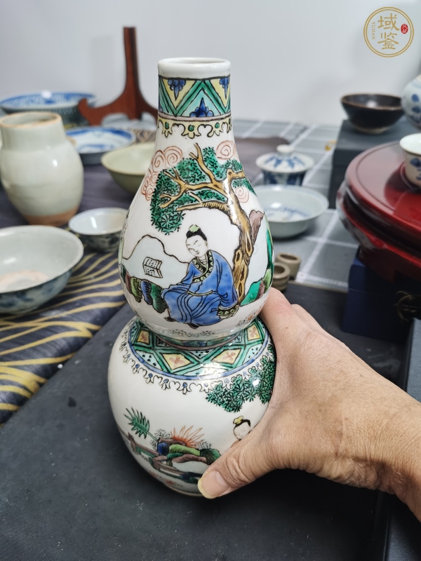 古玩陶瓷葫蘆瓶真品鑒賞圖