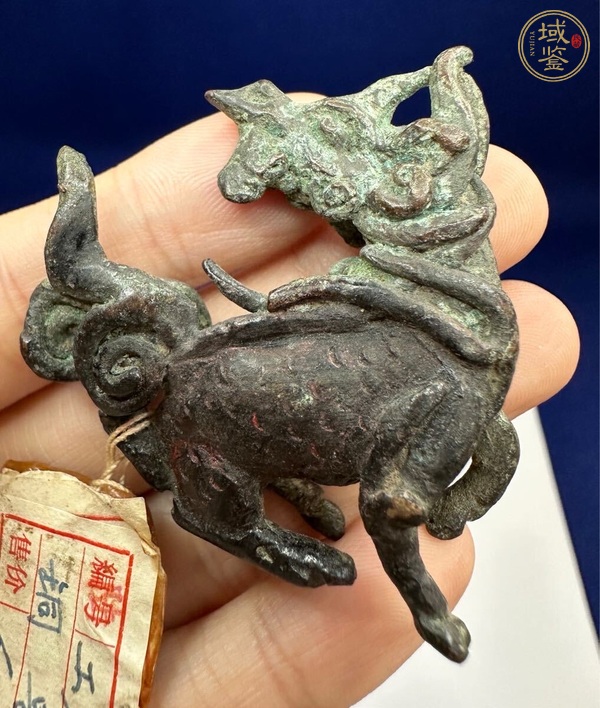 古玩銅器銅瑞獸真品鑒賞圖