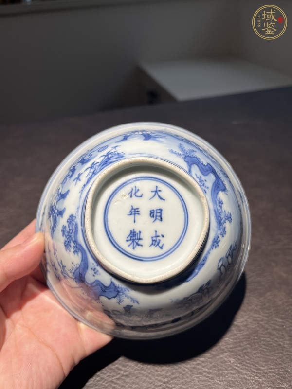 古玩陶瓷嬰戲紋青花碗真品鑒賞圖