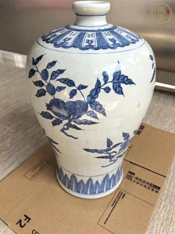 古玩陶瓷青花梅瓶真品鑒賞圖