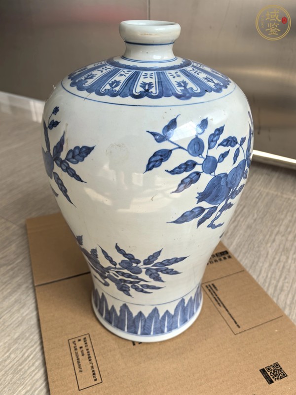 古玩陶瓷青花梅瓶真品鑒賞圖