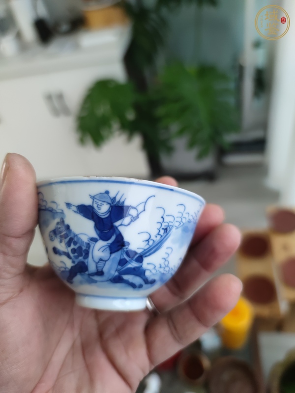 古玩陶瓷 青花杯真品鑒賞圖