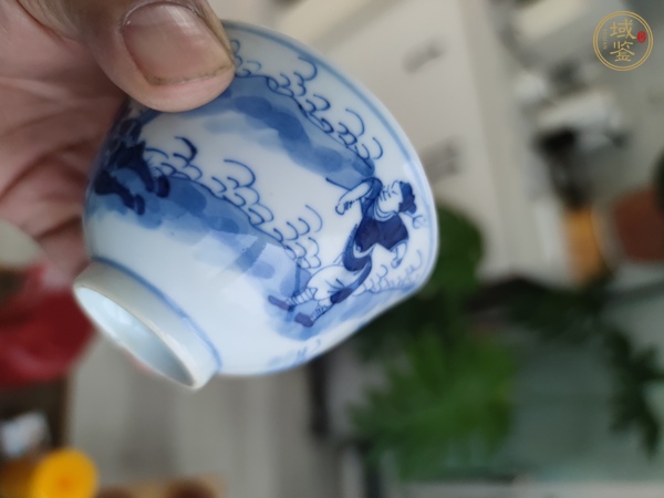 古玩陶瓷 青花杯真品鑒賞圖