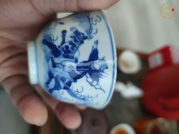 古玩陶瓷 青花杯真品鑒賞圖