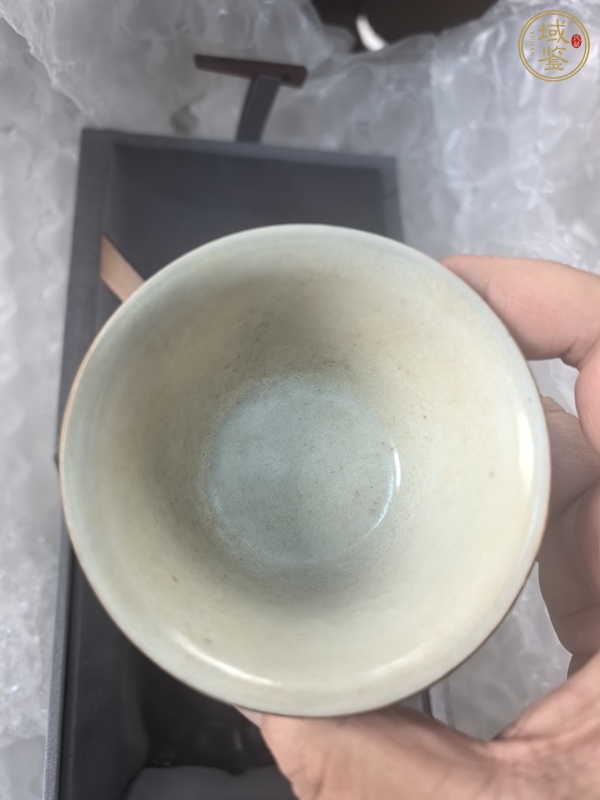 古玩陶瓷蘭花杯真品鑒賞圖