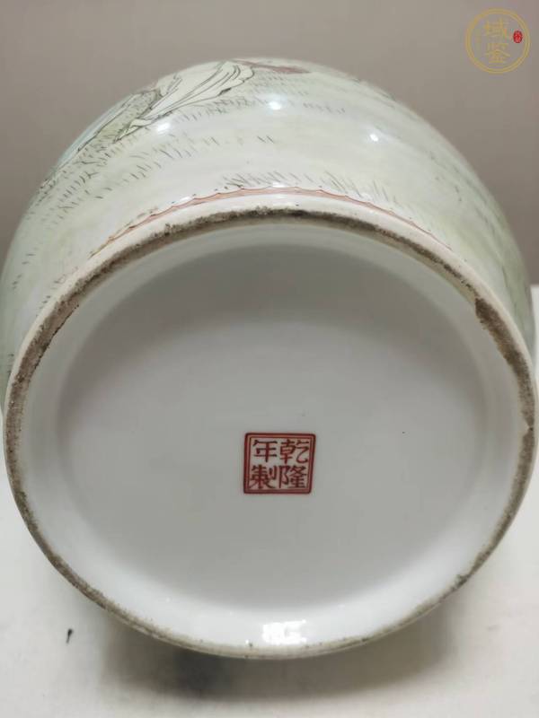 古玩陶瓷粉彩瓶真品鑒賞圖