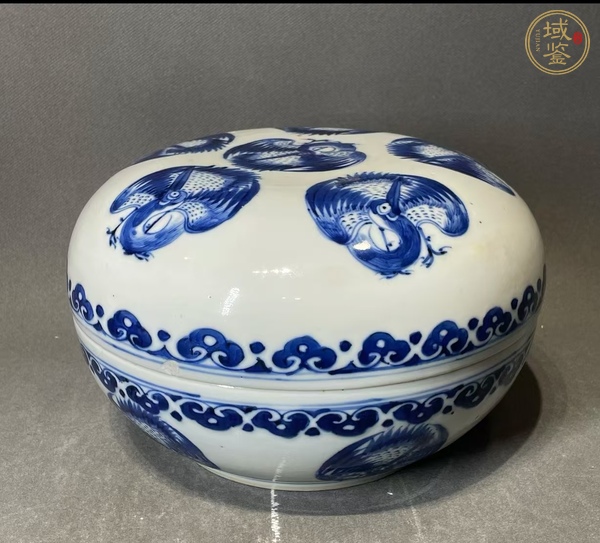 古玩陶瓷青花蓋盒真品鑒賞圖