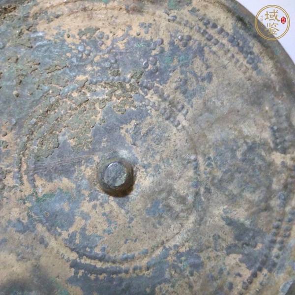 古玩銅器金元花卉鏡真品鑒賞圖