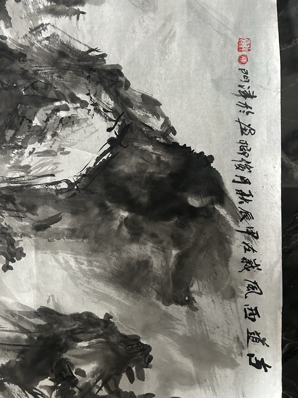 古玩字畫(huà)馬俊卿《古道西風(fēng)瘦馬》拍賣(mài)，當(dāng)前價(jià)格458元