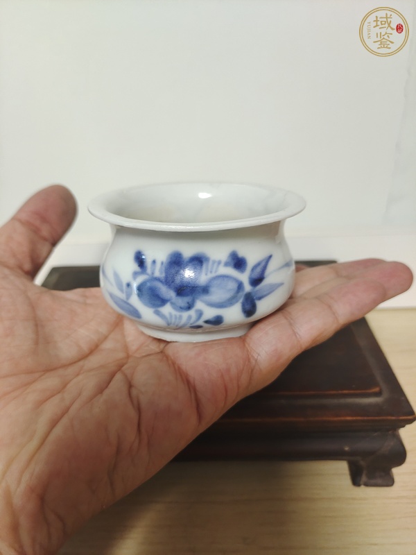 古玩陶瓷清早期青花琴爐真品鑒賞圖