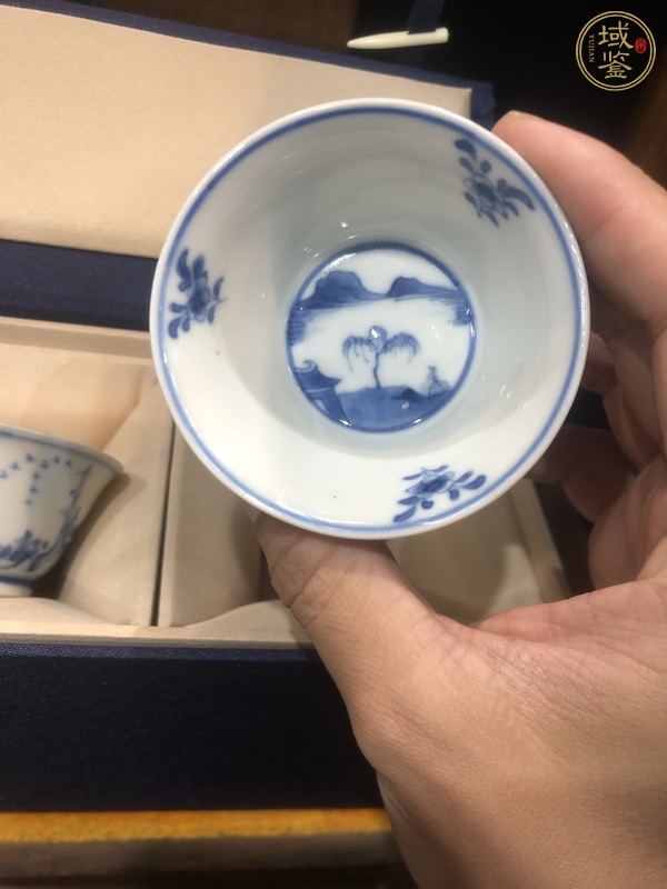 古玩陶瓷青花杯真品鑒賞圖