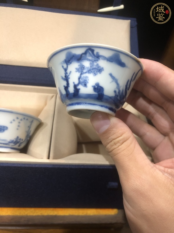 古玩陶瓷青花杯真品鑒賞圖