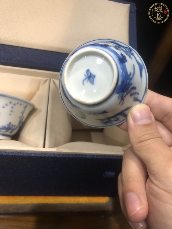 古玩陶瓷青花杯真品鑒賞圖