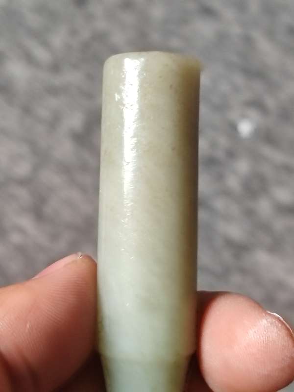 古玩玉器清代和田玉煙嘴拍賣,當前價格1588元