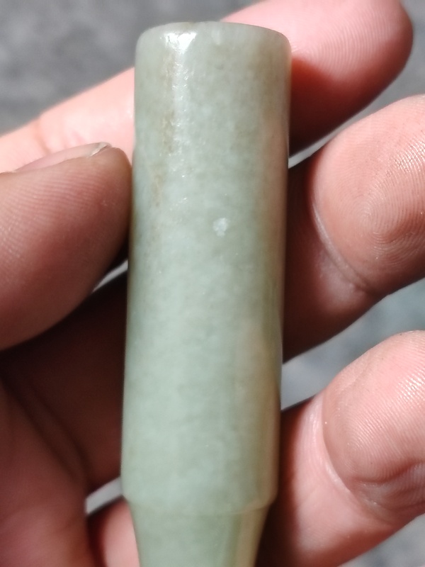 古玩玉器清代和田玉煙嘴拍賣,當前價格1588元