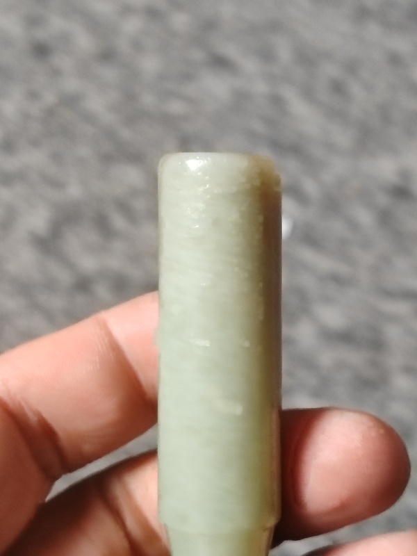 古玩玉器清代和田玉煙嘴拍賣,當前價格1588元