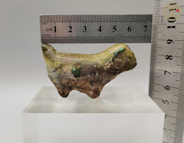 古玩陶瓷漢綠釉陶犬真品鑒賞圖