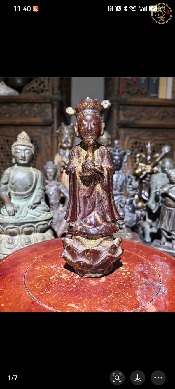 古玩銅器造像真品鑒賞圖