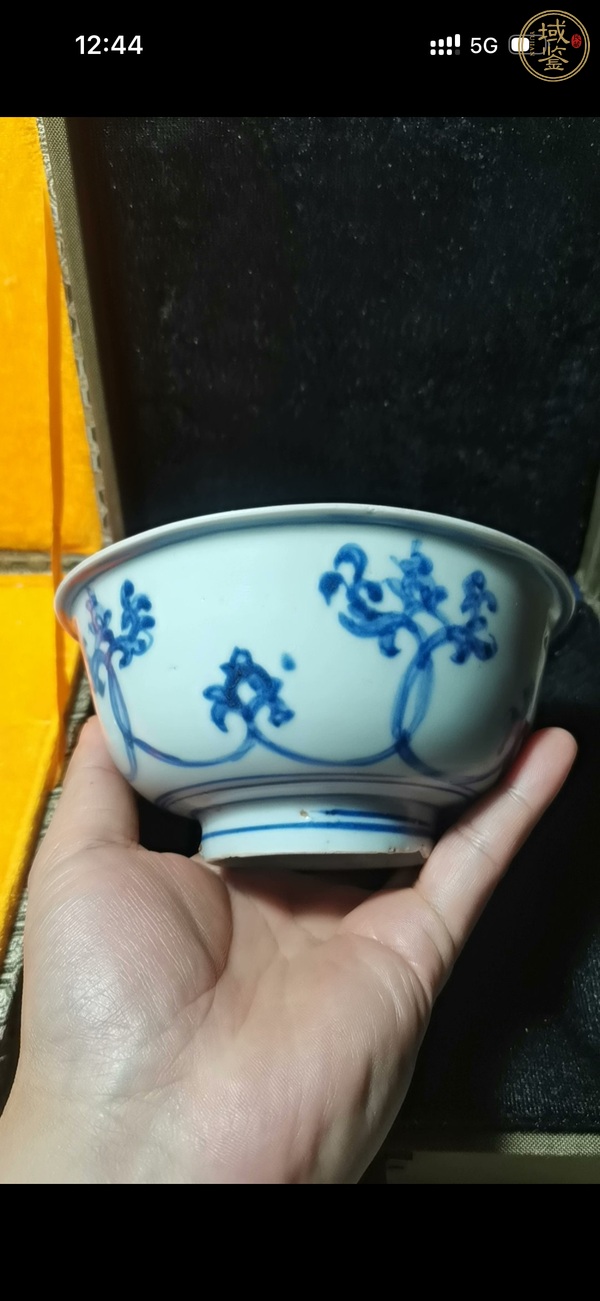 古玩陶瓷成化青花碗真品鑒賞圖